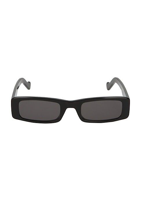 Fenty Women's Trouble 52MM Rectangular Sunglasses - Black | Saks Fifth Avenue