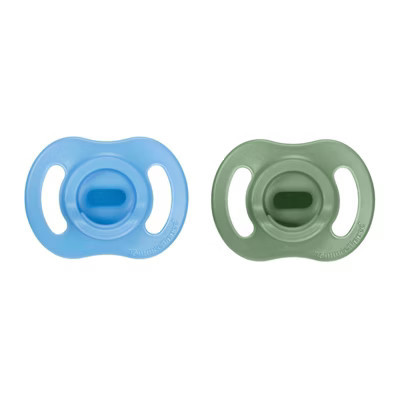 Tommee Tippee UltraLight Stay Put Silicone Pacifier 18-36m - Blue & Green - 2pk | Target