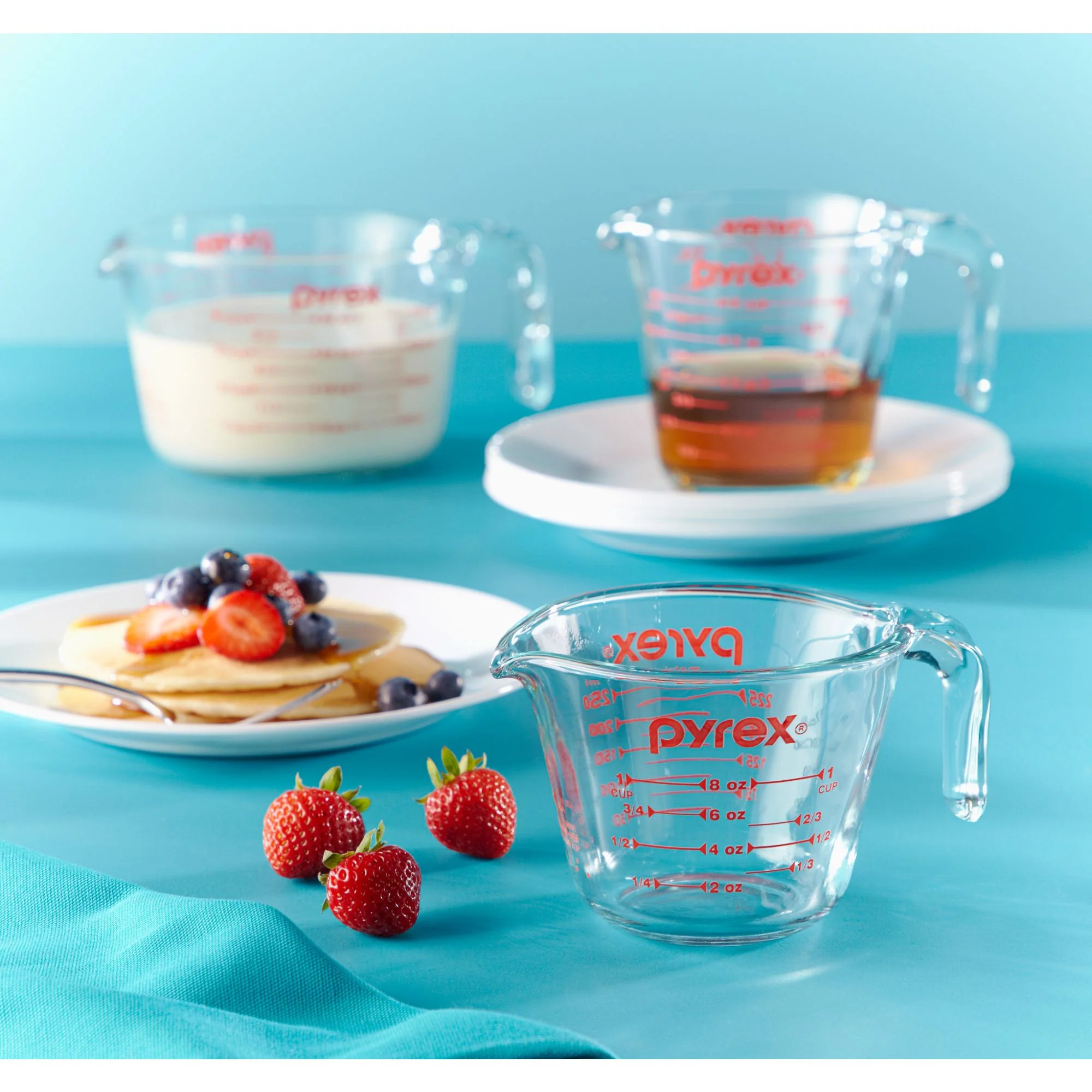 Pyrex Glass 3-Piece Measuring Cup Set | Walmart (US)