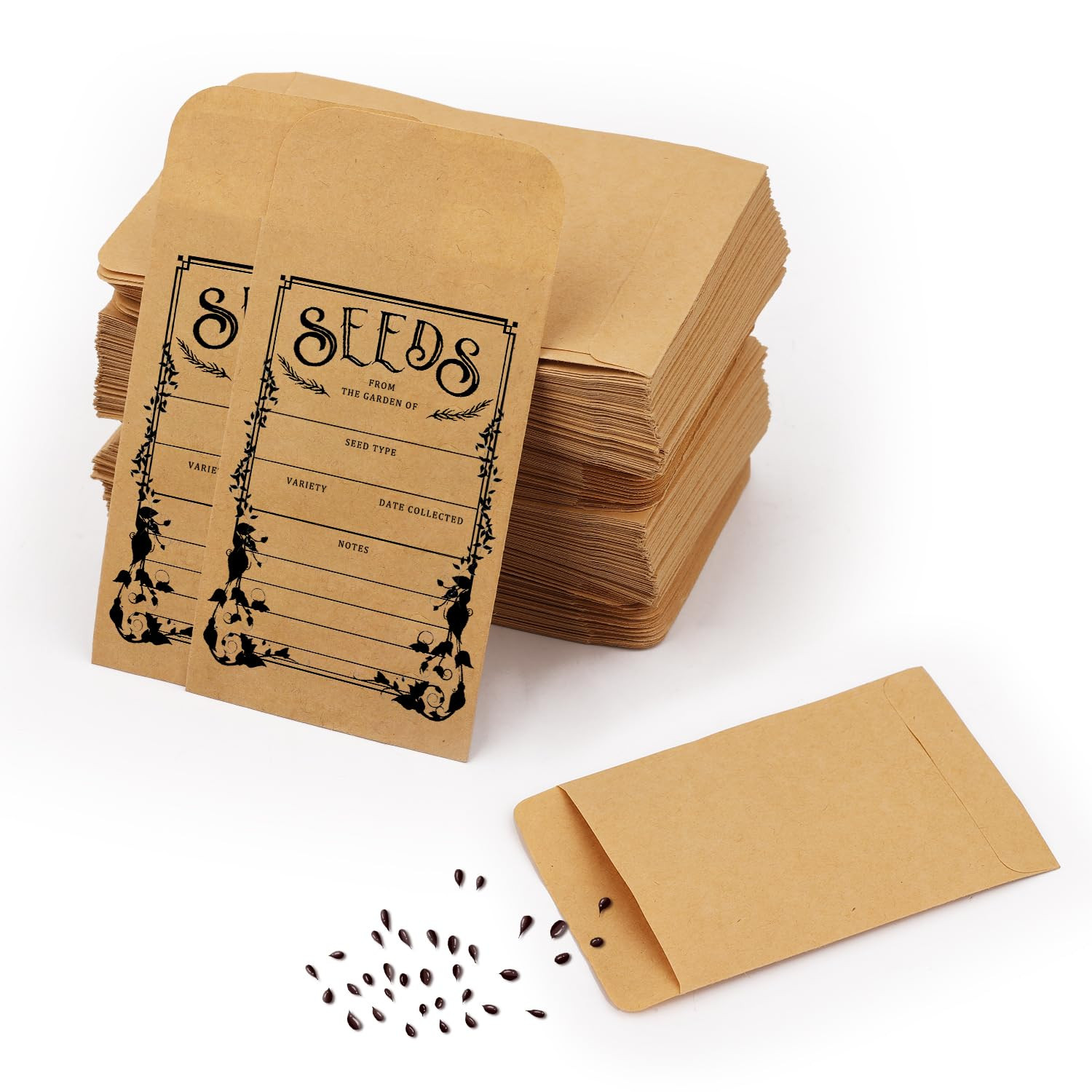 200pcs Seed Envelopes, 1.97 x 3.94 Inch Resealable Seed Organizer Packets Small Seed Storage Enve... | Amazon (CA)