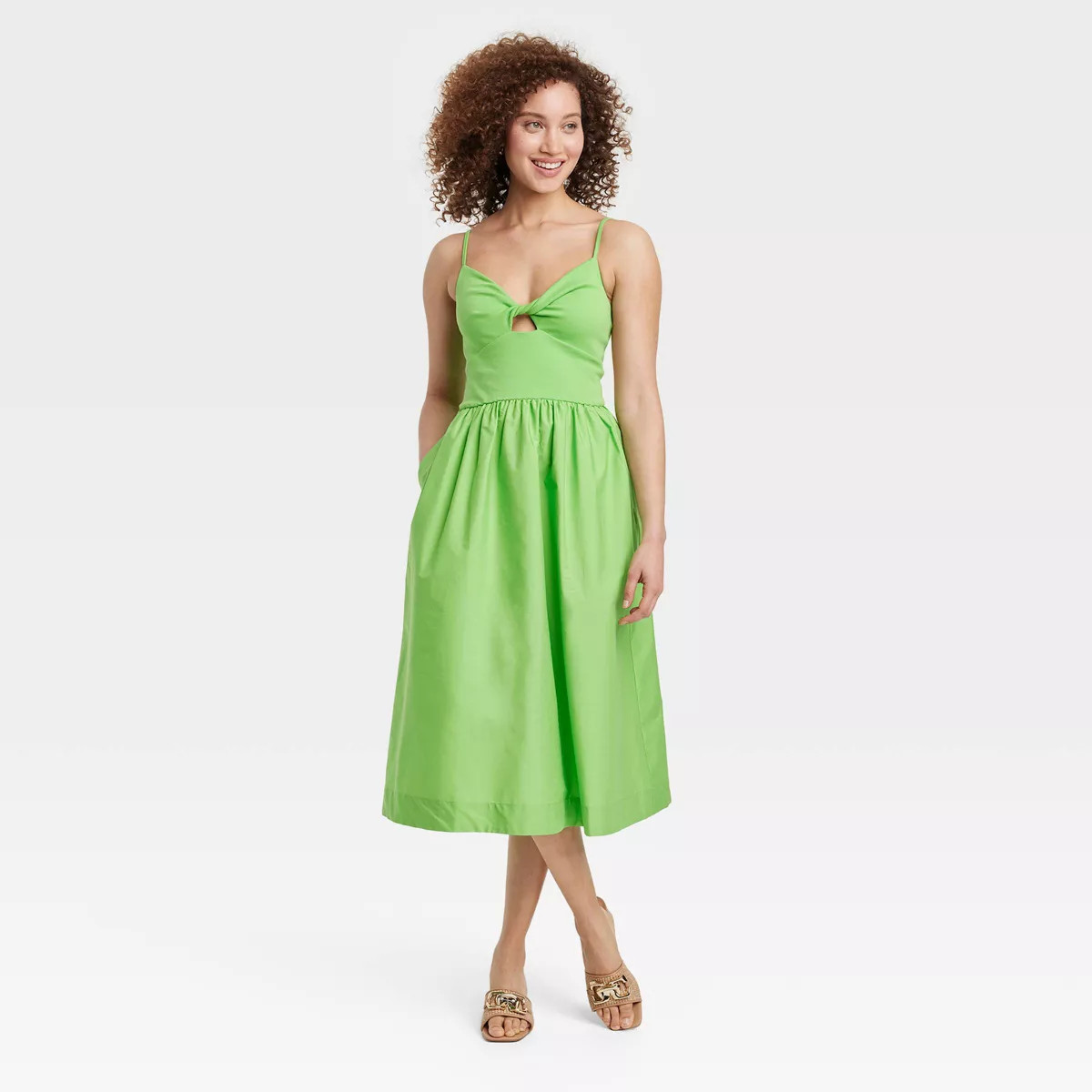 Women's Knit Ballet Midi Sundress - A New Day™ | Target