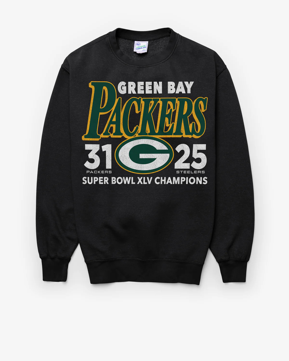 GREEN BAY PACKERS SUPER BOWL GRIDIRON MVP '47 VINTAGE DYE THOMPSON CREW | '47Brand