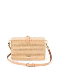 Rectangular Rattan Crossbody Bag | The Little Market