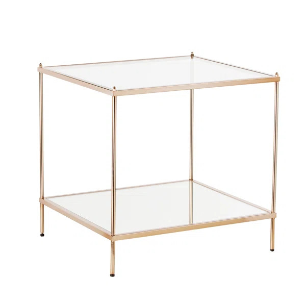Peregrine Glass Top End Table | Wayfair North America