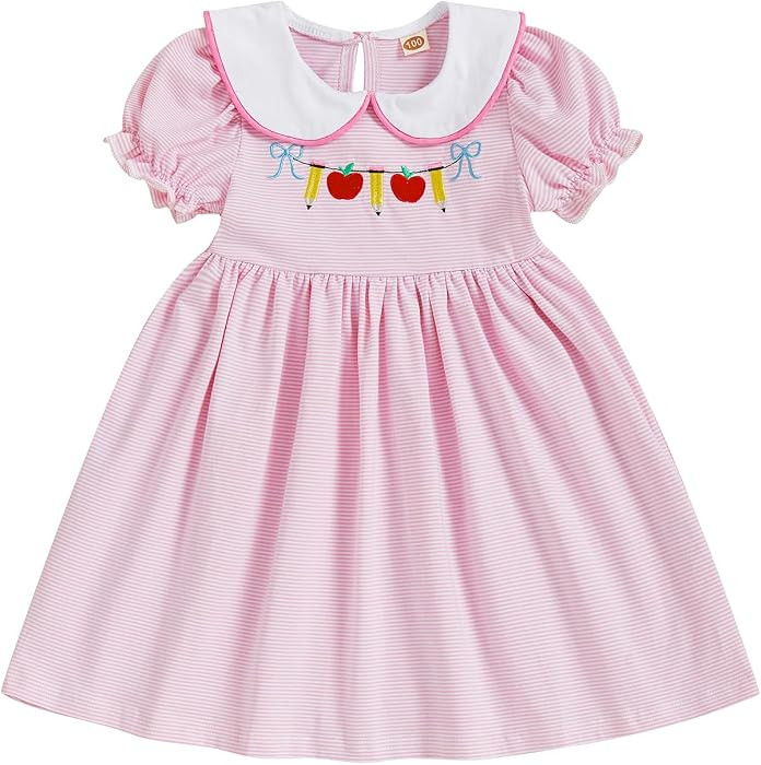 Socutebabe Toddler Girl 100 Days Back to School Clothes Dress Cute Pre Kindergarten Outfits for G... | Amazon (US)