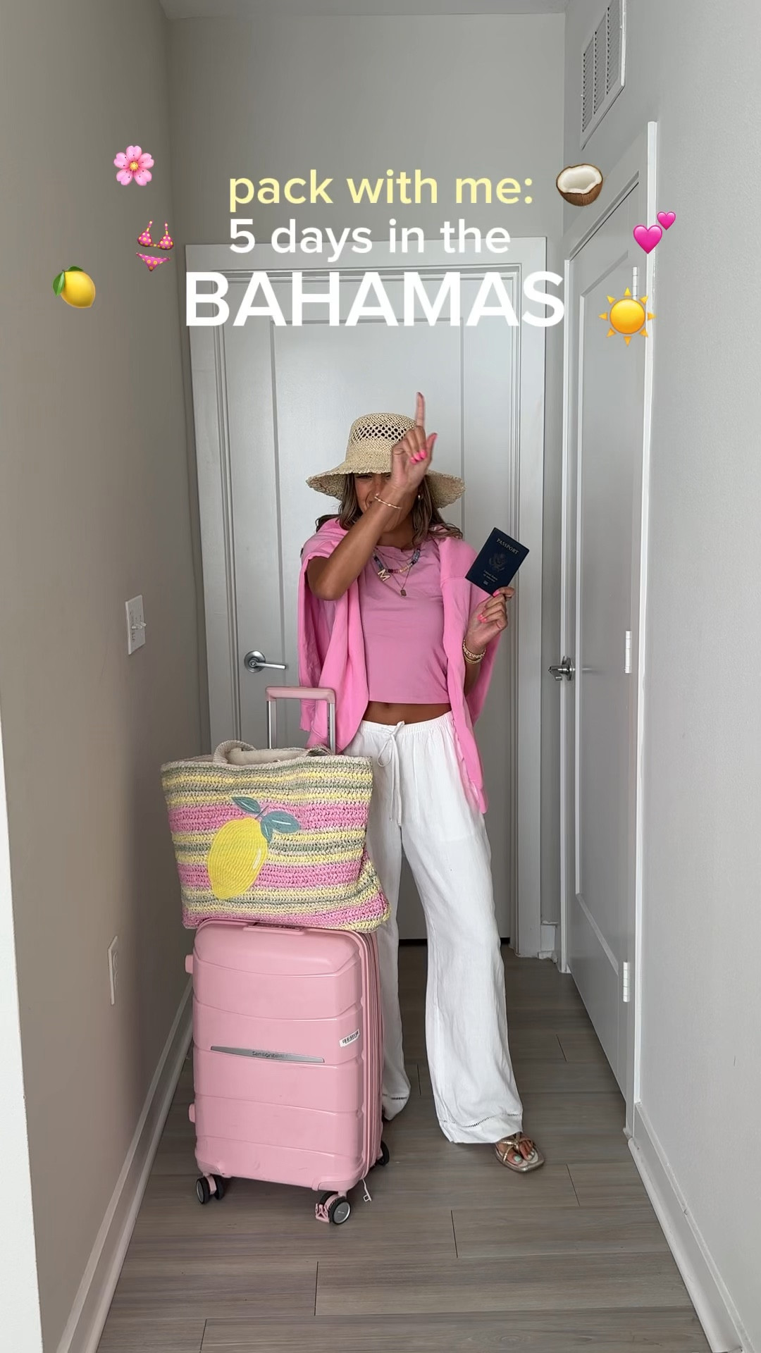 pack with me for the Bahamas!  A suitcase full of vacation outfits and cute swimsuits 💕 (not link able on LTK • brown bikini with white ties @blookini 
• pink and brown polka dot dress @campuscolorsboutique 
• pink floral mini dress @peppermayo 
• pink ruffle dress @billy_j_boutique )

#LTKTravel #LTKootd