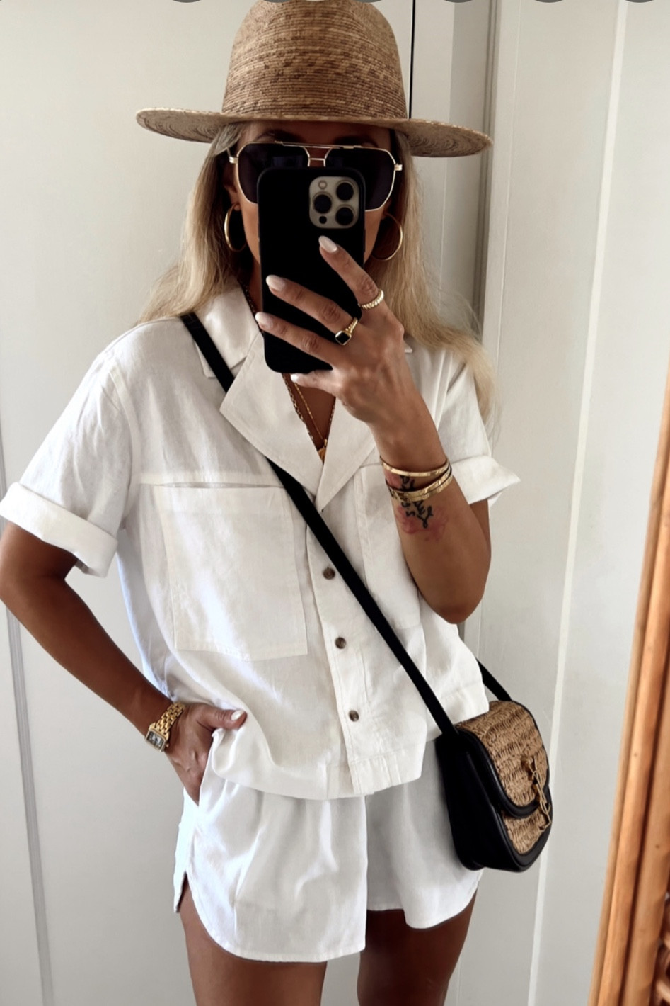 【KOOLOSET】Marine Linen V Knit Lakes V Neck Pullover by Ozetta in Saona & Le Petit Mohair