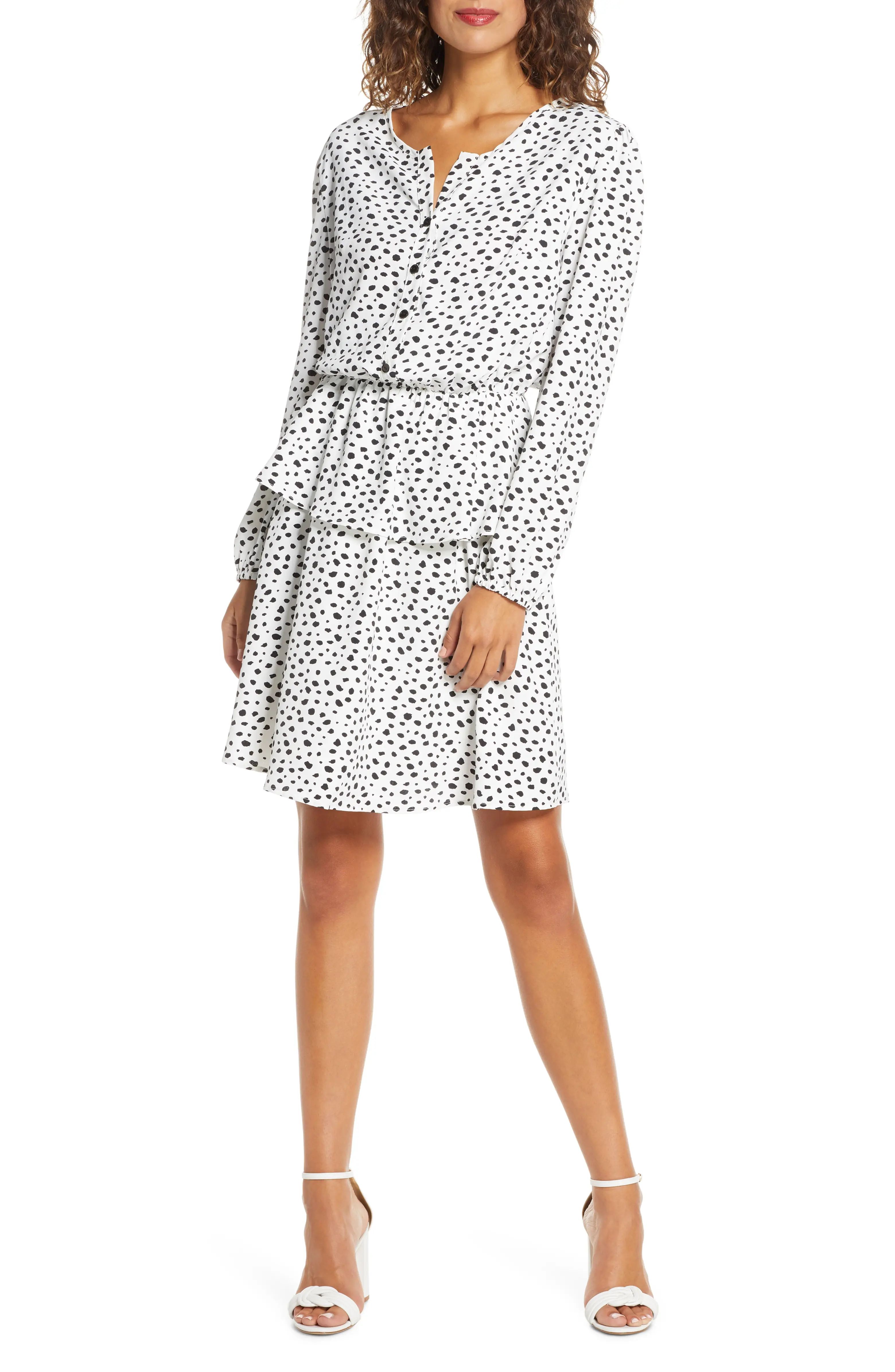 Dori Long Sleeve Tiered Dress | Nordstrom