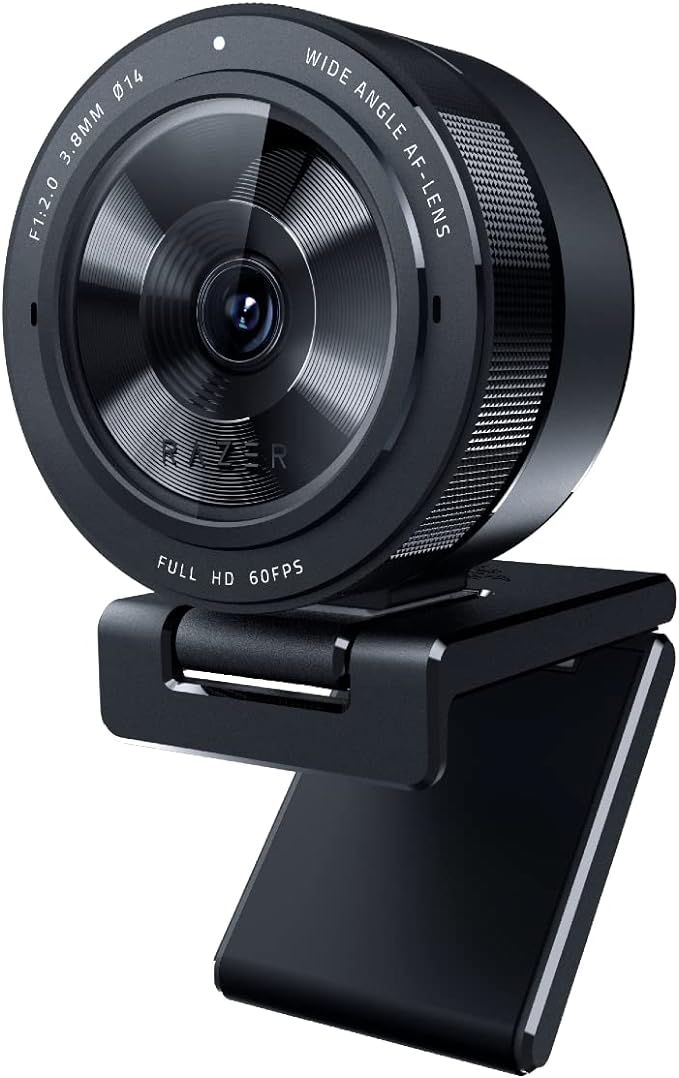 Razer Kiyo Pro Streaming Webcam: Full HD 1080p 60FPS - Adaptive Light Sensor - HDR-Enabled - Wide... | Amazon (US)