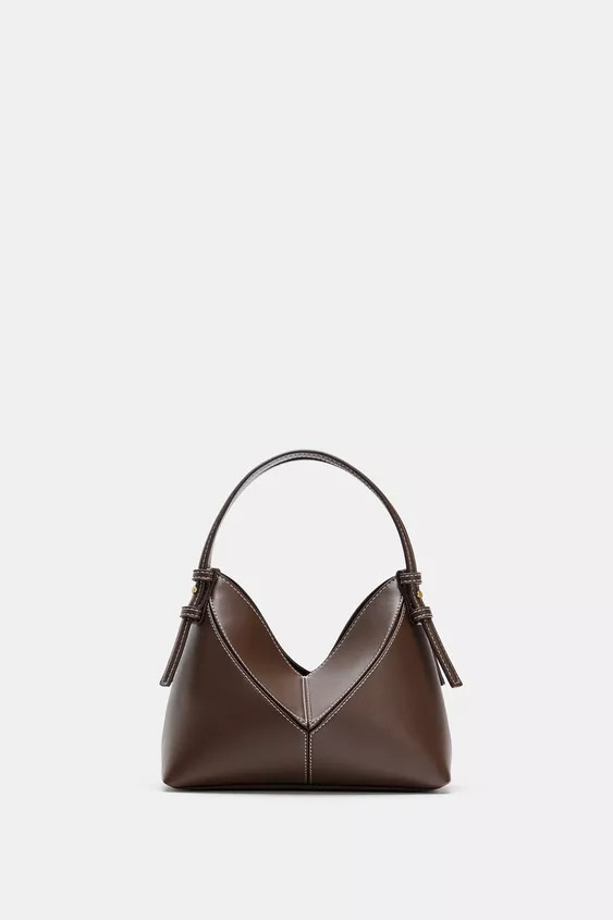 MINI SEAM DETAIL BUCKET BAG | Zara US