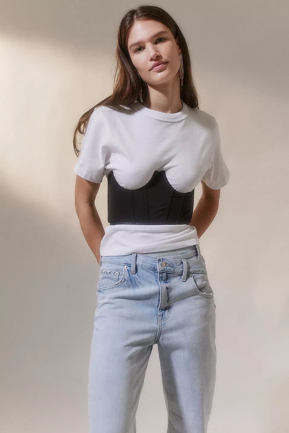 Out From Under Bewitched Modern Mesh Corset | Urban Outfitters (EU)