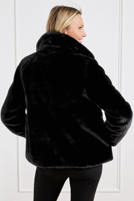 Faux Fur Coat | Talbots