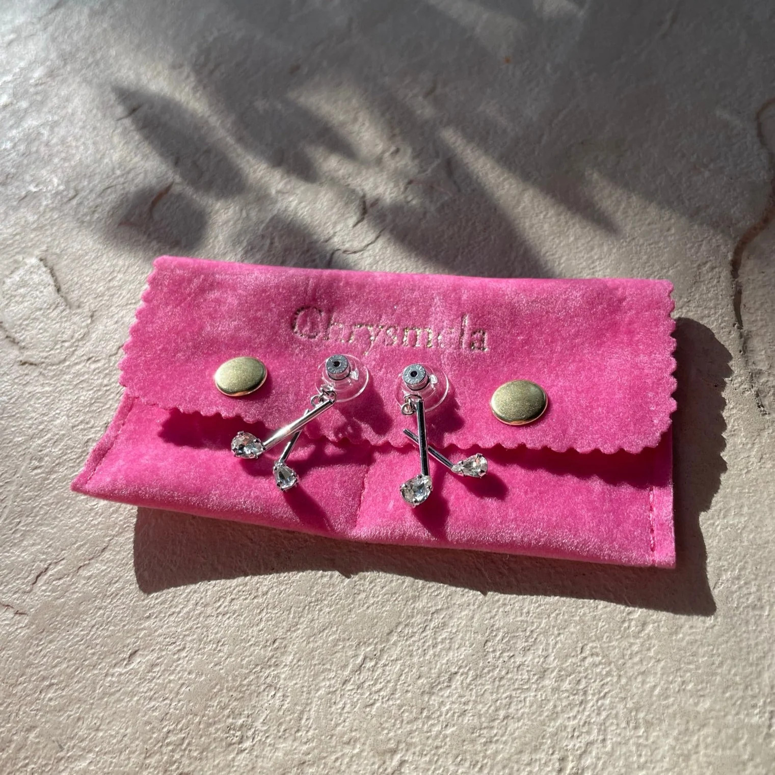 "NEW" GOLF Collection Earring Jackets with European Crystals | Chrysmela