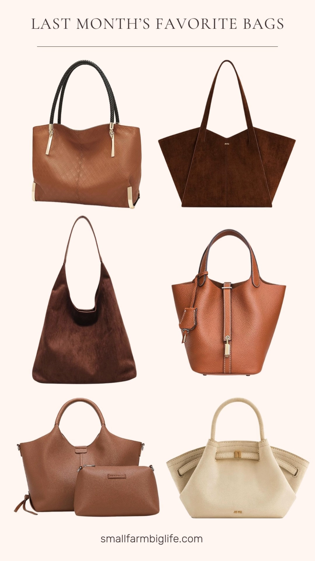  
These were the most popular bags last month. For good reason! They are all perfect for autumn. If you need a new bag any of these favorites would be perfect  
 

#LTKItBag #LTKOver40 #LTKFindsUnder100