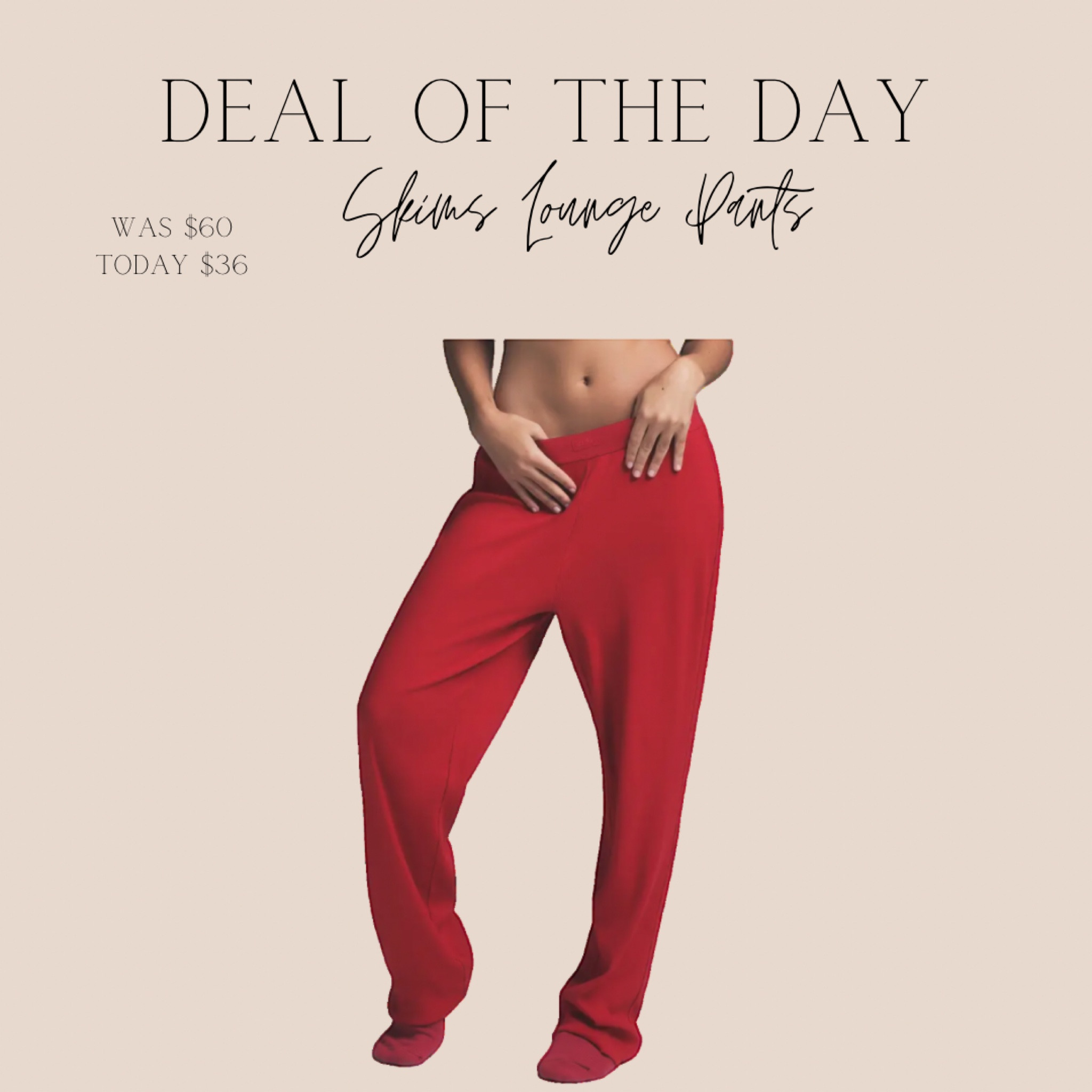 Today’s Deal of The Day - Skims Lounge Pants! 

#LTKFindsUnder50 #LTKSaleAlert