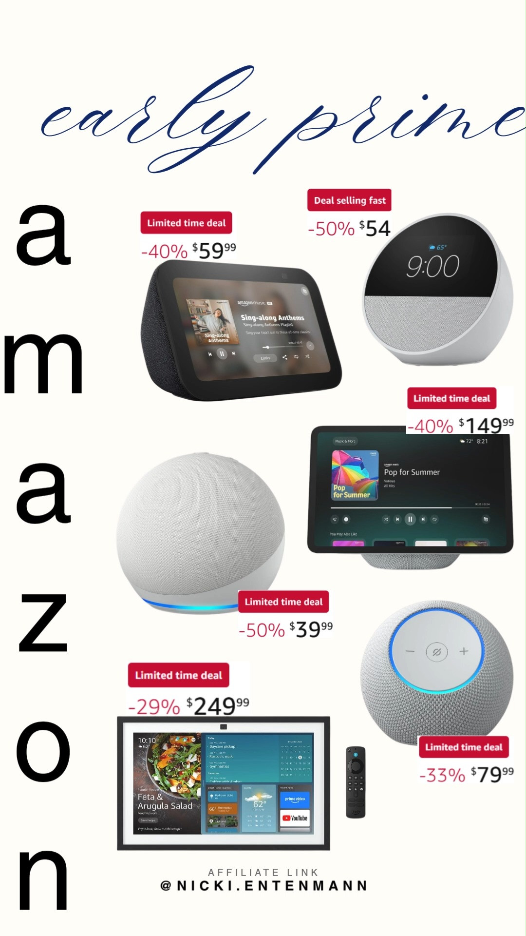 Upgrade your home with Echo devices crafted for smart living and seamless style. Perfect for every room, they blend tech, convenience, and confidence effortlessly. #smarthome #amazonfinds #echodevices #hometech #voiceassistant #connectedliving #shoppingdeal #techessentials #modernhome #homeautomation 📱🏠✨ 

 #LTKdayinmylife #LTKHome #LTKSaleAlert
