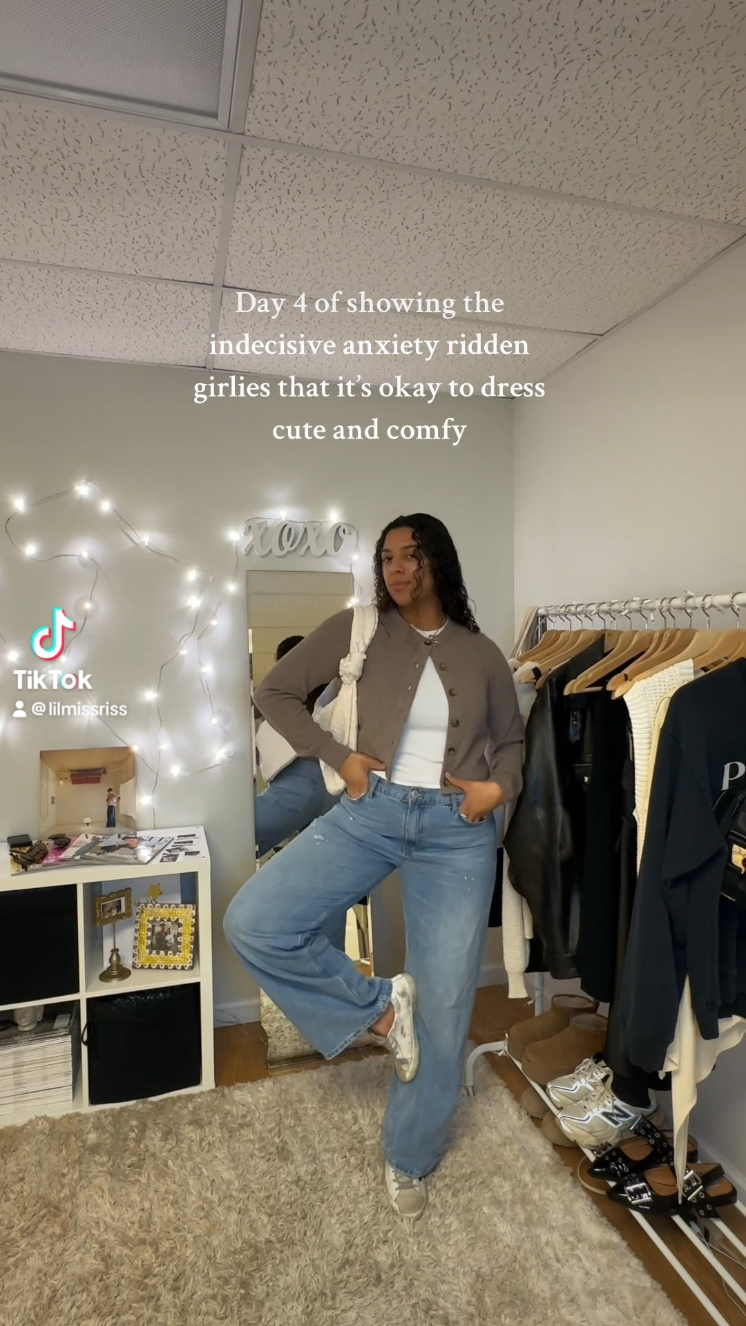 tan cardigan? Low rise blue jeans? classic shoes? a white tee? I think yes!! Spring ready!

#LTKstyletip #LTKmidsize #LTKxMadewell