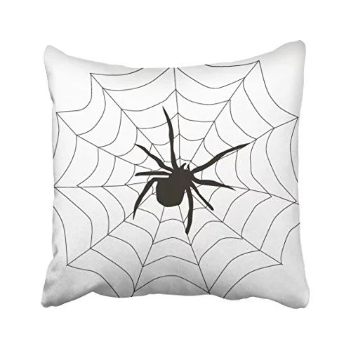 WinHome Fun Happy Halloween Spider With Web Throw Pillow Covers Cushion Cover Case 18x18 Inches P... | Walmart (US)