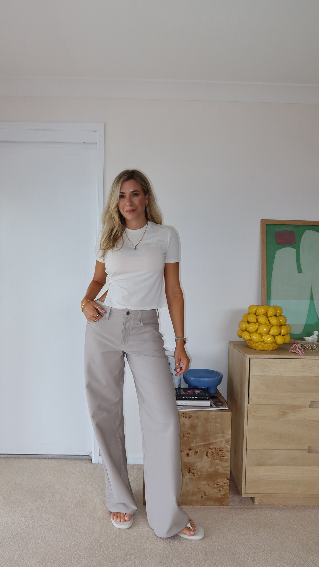 I’ve cracked the workout to school run and straight to work outfit formula

If it’s comfy, looks put together, and ready in 30 seconds… it lives at the front of my wardrobe, making it easy to access.
I start the day with my workout, turn into school drop-off, and end with me working from generally from home. 
These @lululemon pieces are the perfect combo for a busy day, it’s basically my “life but make it easy combo!"


EasyFive Low-Rise Classic Wide-Leg Pant Tall 34" Downtown Tan size US 27 (AU 10)
Side-Twist Short-Sleeve Shirt Light Ivory size US S (AU 10)
Women's Restfeel Flip-Flop Light Ivory size 10
Lunar New Year Classic Ball Cap Wordmark Burgundy Bay size L/XL
Swiftly Tech Short Sleeve Shirt 2.0​ size US 6 (AU 10)
Drapey Softstreme High-Rise Short 3.5" Red Clay size US S (AU 10)

#LTKworkwear #LTKsummer #LTKaustralia