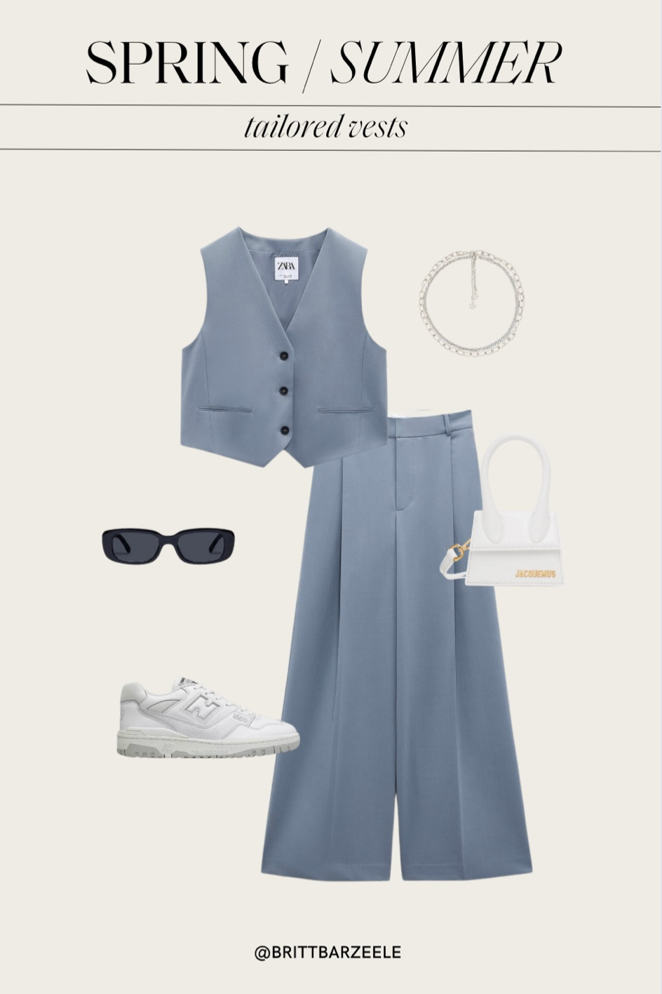Loving tailored vests lately. Either dress them up with trousers or down with denim. 

#tailoredvest #effortlesschic #pinterestaesthetic #springstyle #zara #springoutfit #summeroutfit #nb550 #newbalance550

#liketkit 

#LTKstyletip #LTKitbag