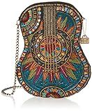 Mary Frances womens Good Vibes Only Crossbody Guitar Handbag Shoulder Bag, Multi, One Size US | Amazon (US)