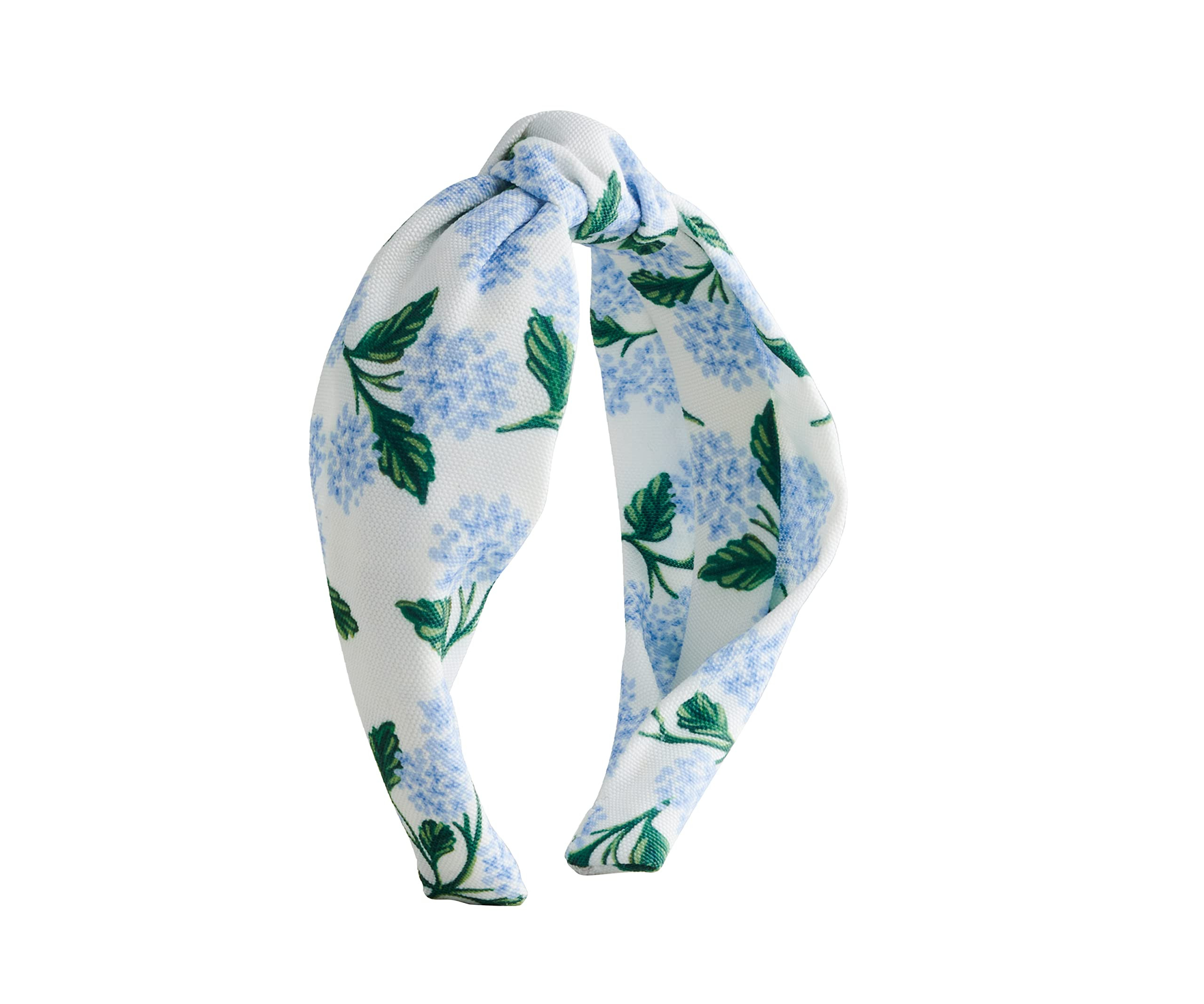 RIFLE PAPER CO. Hydrangea Headband, Knotted Fabric Floral Pattern, Design Printed Over Structured... | Amazon (US)