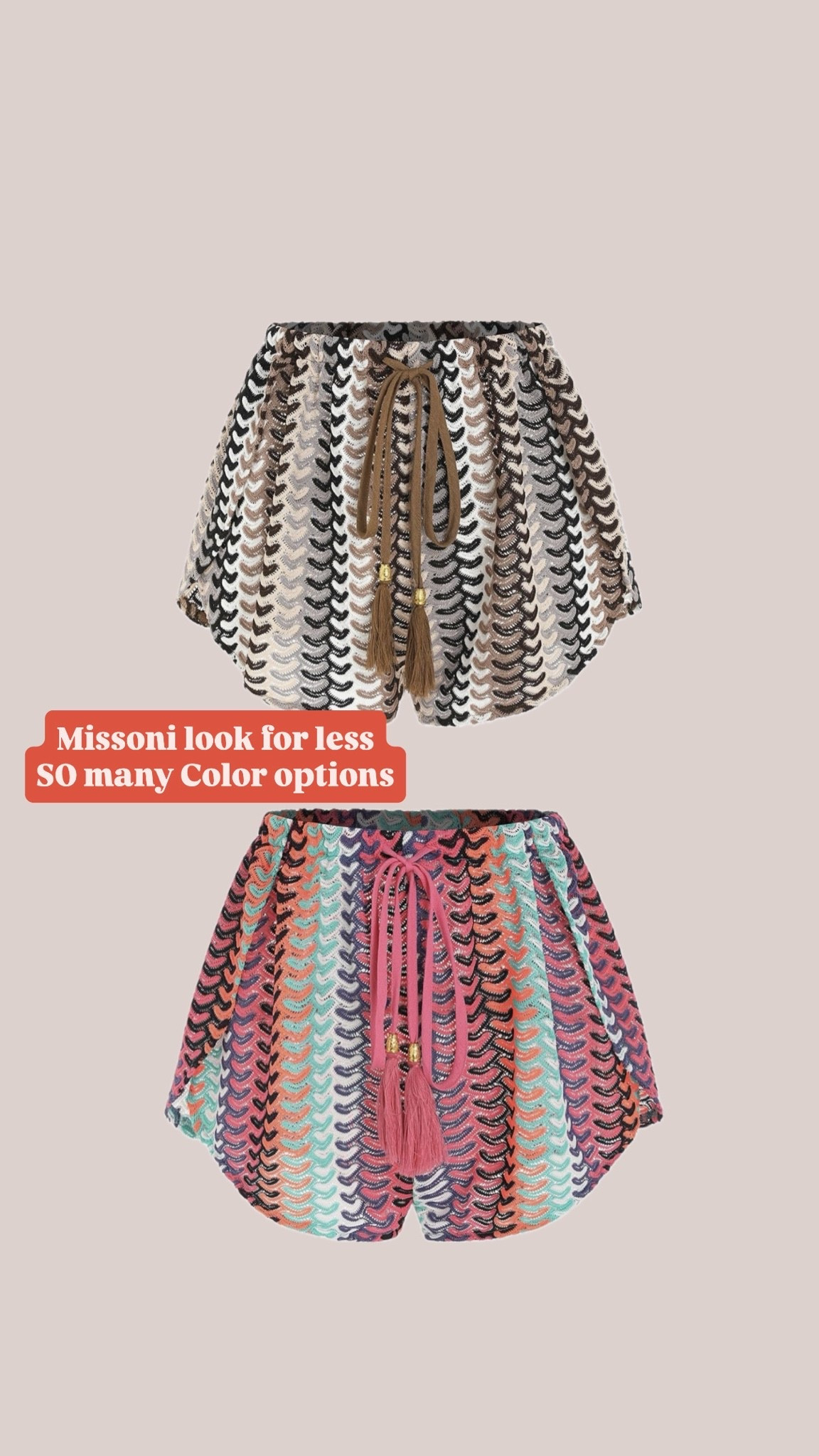 Missoni look for less
Shorts
Trending 
OOTD 
Amazon fashion

#LTKsummer #LTKsale #LTKstyletip