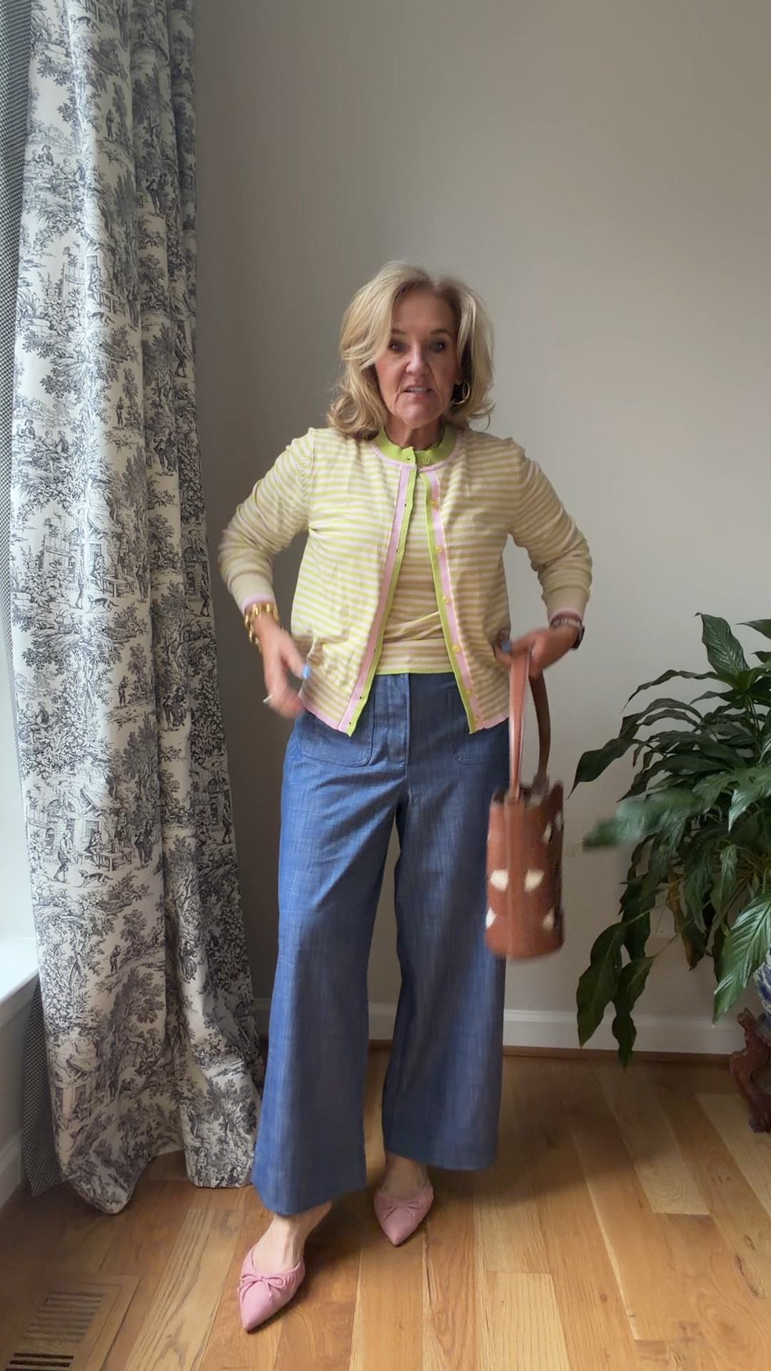 Sweater set size medium 
Pants I’m wearing a medium but def size down! There’s also a blazer to match 

Walmart spring outfit Easter outfit 

#LTKOver40 #LTKWorkwear #LTKPetite