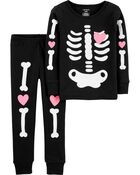 2-Piece Glow Halloween Skeleton 100% Snug Fit Cotton PJs | Carter's