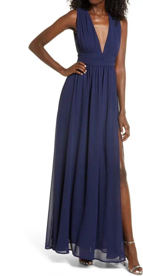 Lulus Heavenly Hues A-Line Gown | Nordstrom | Nordstrom