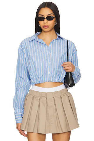 ALL THE WAYS Alexandra Top in Blue Stripe from Revolve.com | Revolve Clothing (Global)