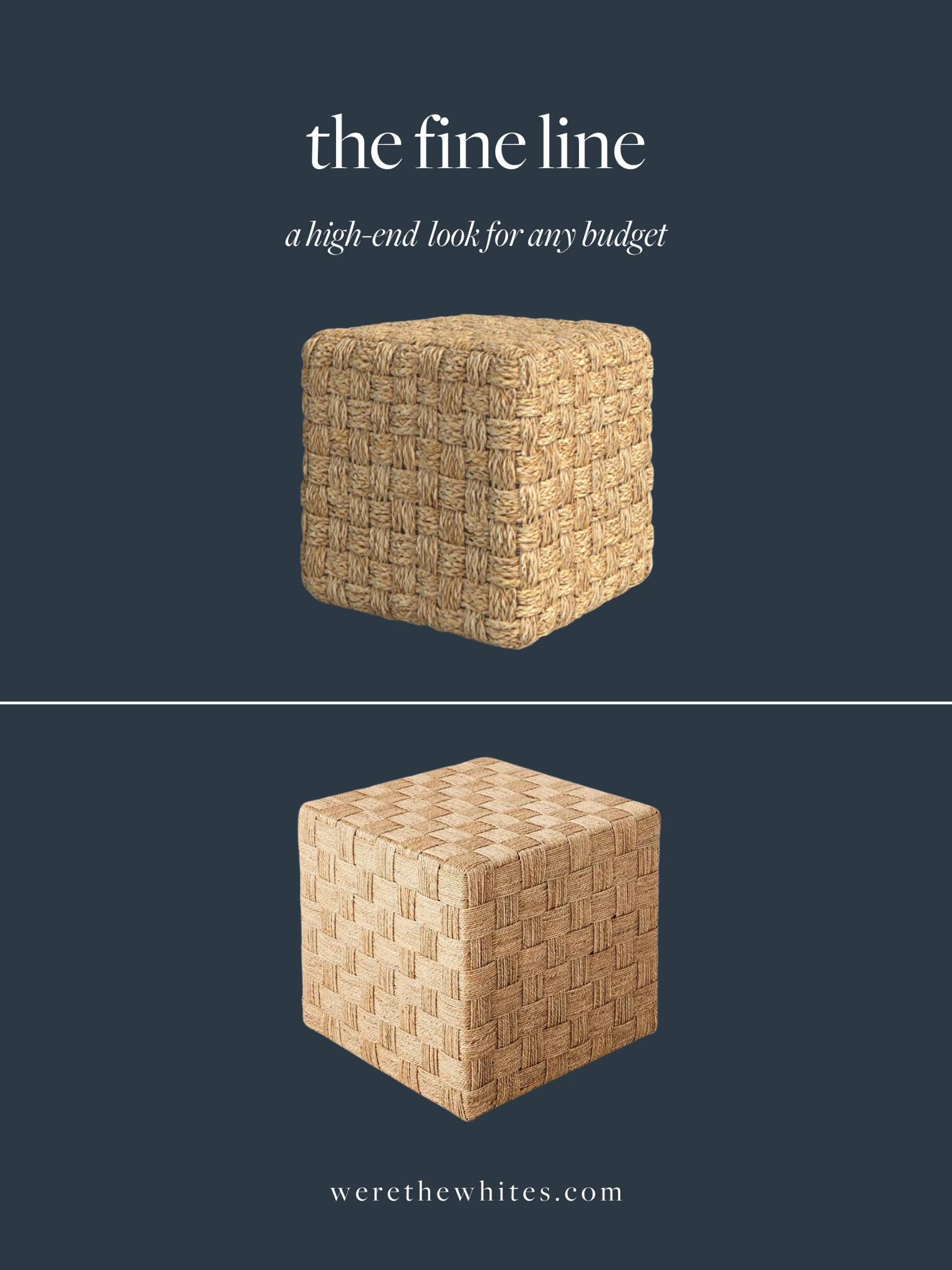 These woven ottomans would be perfect in our beach cottage! I love the traditional element that can play of coastal or English designs. The first option is $229 from Birch Lane, and the second on sale right now for Target Circle Week-$84!! 

#LTKSaleAlert #LTKHome #LTKSummerSales