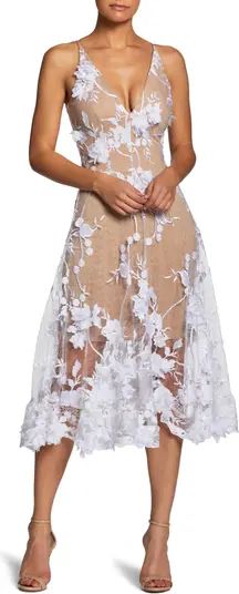 Audrey Embroidered Fit & Flare Dress | Nordstrom