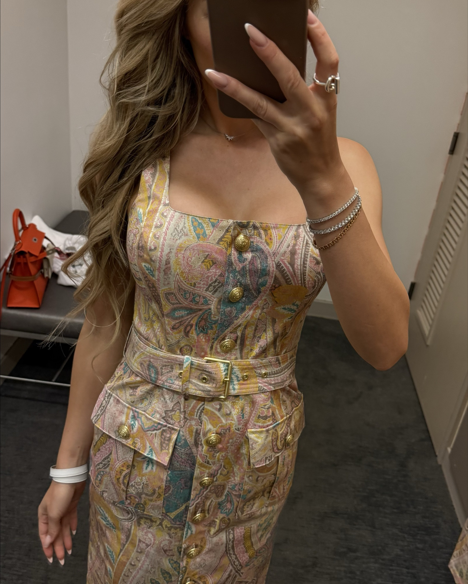 Chic dress that’s cute for both daytime and evenings - it’s giving a mix of Ethro, Balmain and Zimmermann all in one. I love the  muted yet colorful palette 🎨 

#LTKSeasonal #LTKParties