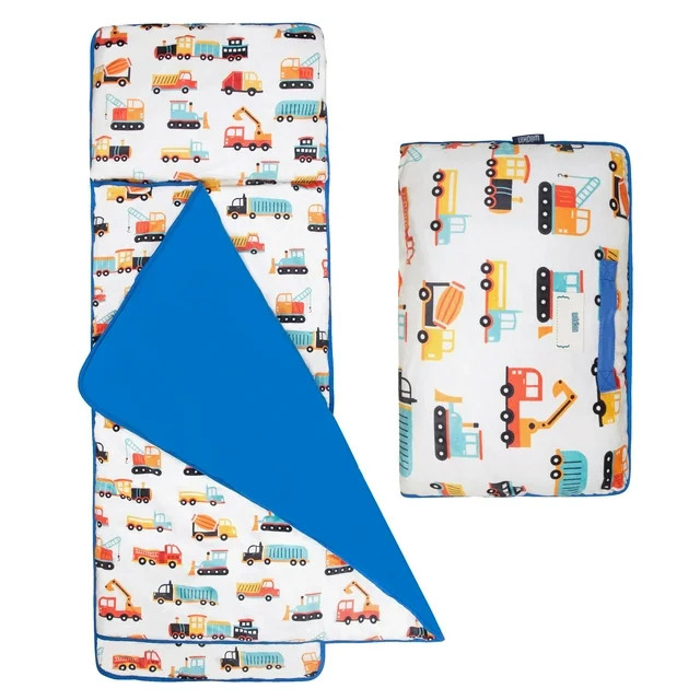 Wildkin Plush Nap Mat for Toddler Boys and Girls (Modern Construction) | Walmart (US)