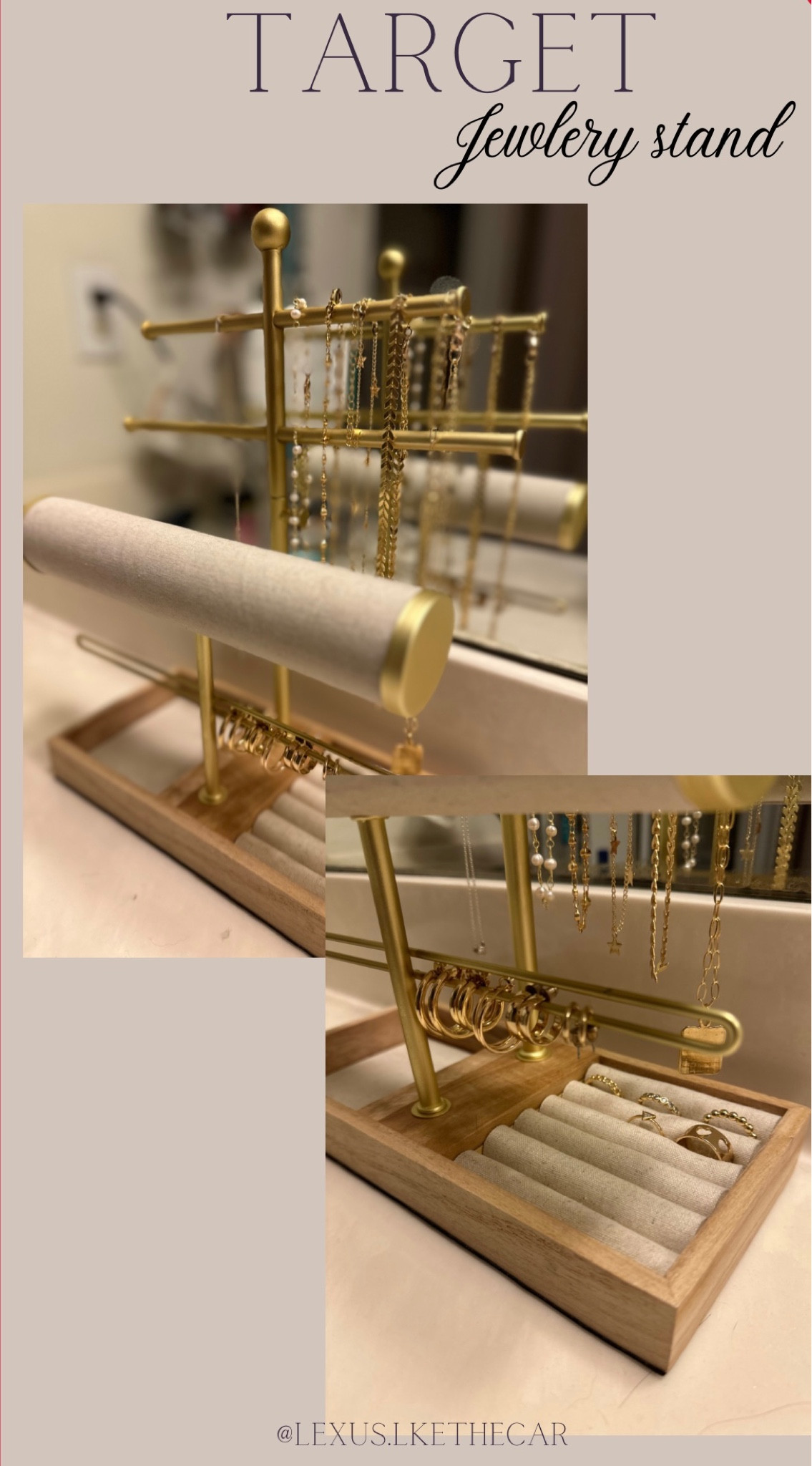 #Target gold jewelry stand. 

#LTKbeauty #LTKFind #LTKunder50