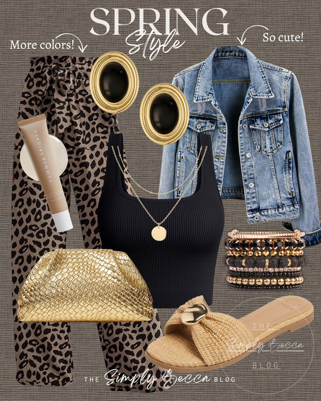 Spring Wardrobe Ideas That Just Work

@amazon 

 #amazonfashion #ltkwomens #springoufits2026 #datenight #leopardpants #goldblackbracelets #LTKmomlife #LTKSeasonal
