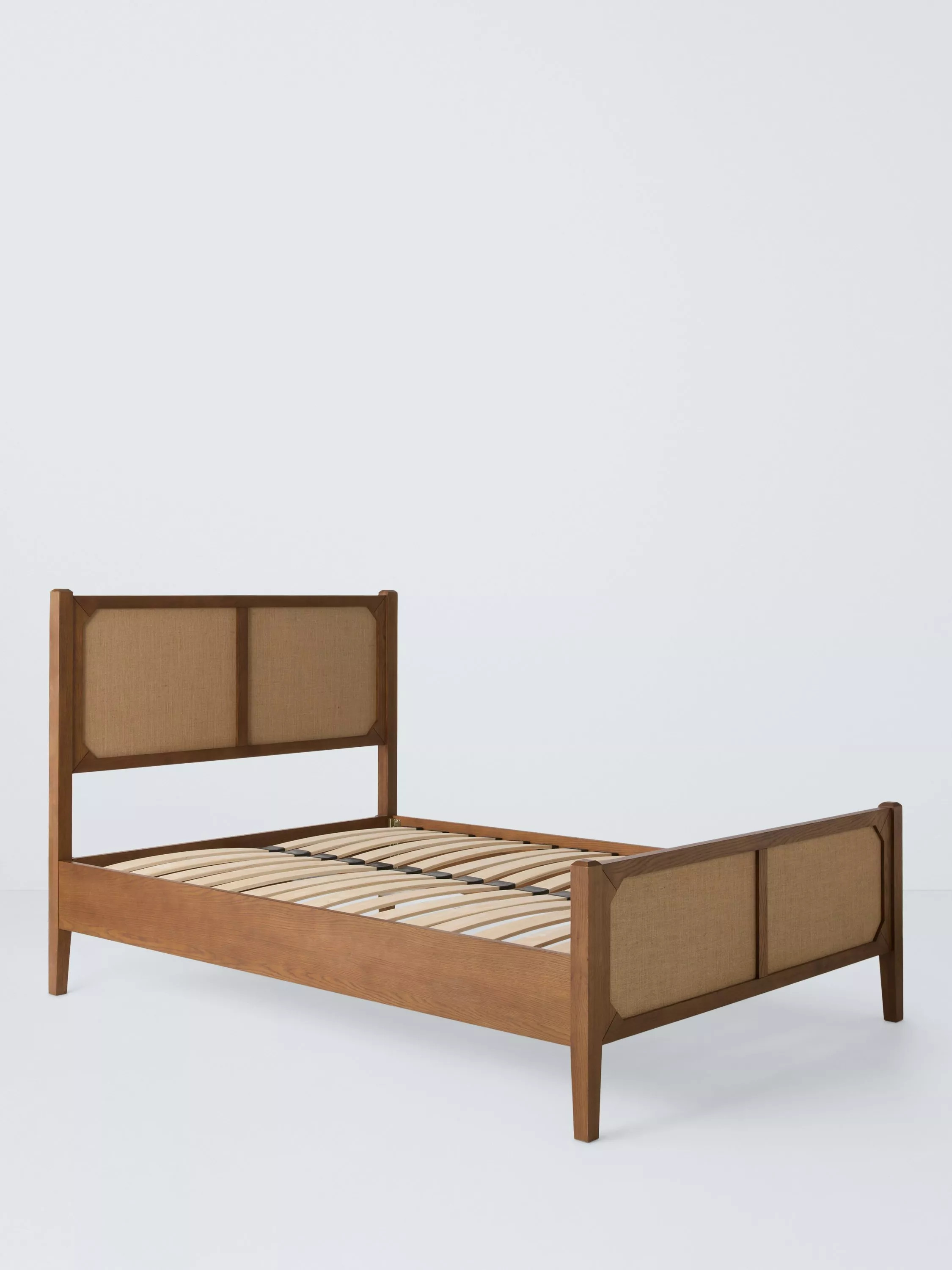 Hetti Bed Frame, Double, Natural Wood | John Lewis (UK)