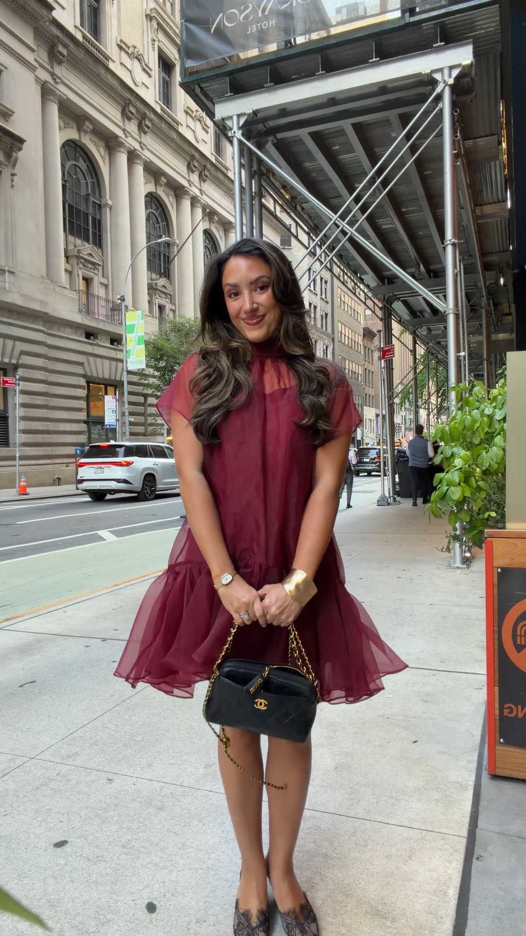 How adorable is this dress for fall?!! Love the deep red color and the tulle bow😍paired with lace heels that are super comfy (yes like walking in nyc comfy!!)

I’m in a size 4, 7.5 heels

All from @macys #macysstylecrew #macyspartner #fall

#LTKNYFW #LTKootd #LTKPetite