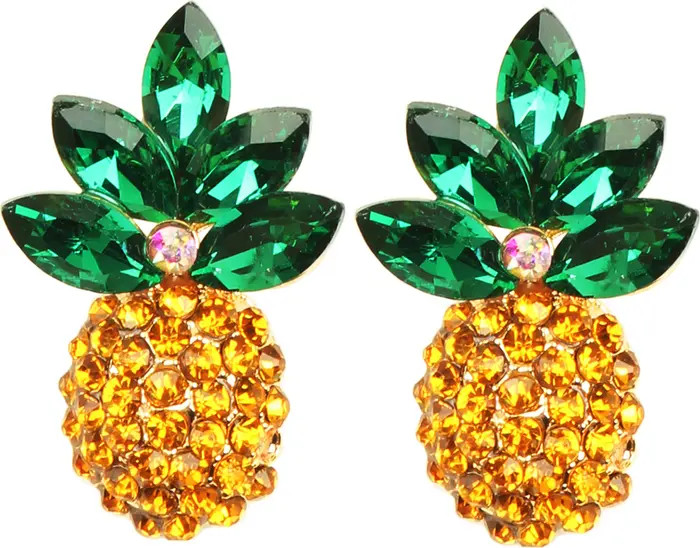 EYE CANDY LOS ANGELES Ananas Pineapple Stud Earrings | Nordstromrack | Nordstrom Rack