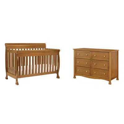 4-in-1 Convertible 2 Piece Crib Set | Wayfair North America