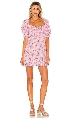 FAITHFULL THE BRAND Sage Mini Dress in Pink Juliette Floral from Revolve.com | Revolve Clothing (Global)