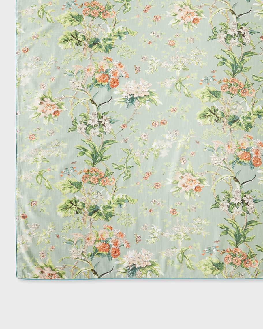 Handprint Corsica Leaf Tablecloth, 60"Sq. | Neiman Marcus
