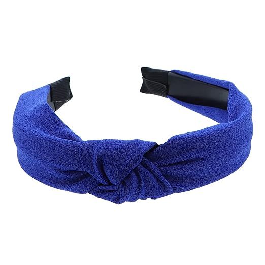Royal 1 Inch Fabric Turban Knot Headband | Amazon (US)