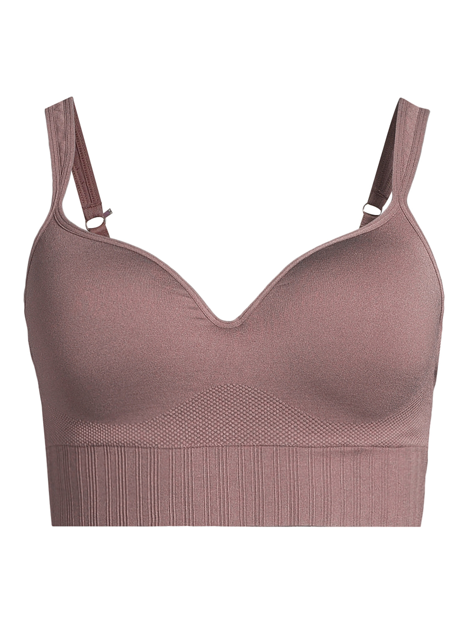 Avia Women's Medium Support Molded Plunge Sports Bra, Sizes S-3XL | Walmart (US)