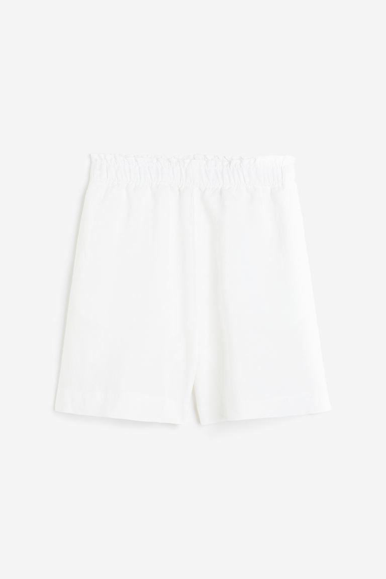 Linen-blend Pull-on Shorts | H&M (US + CA)