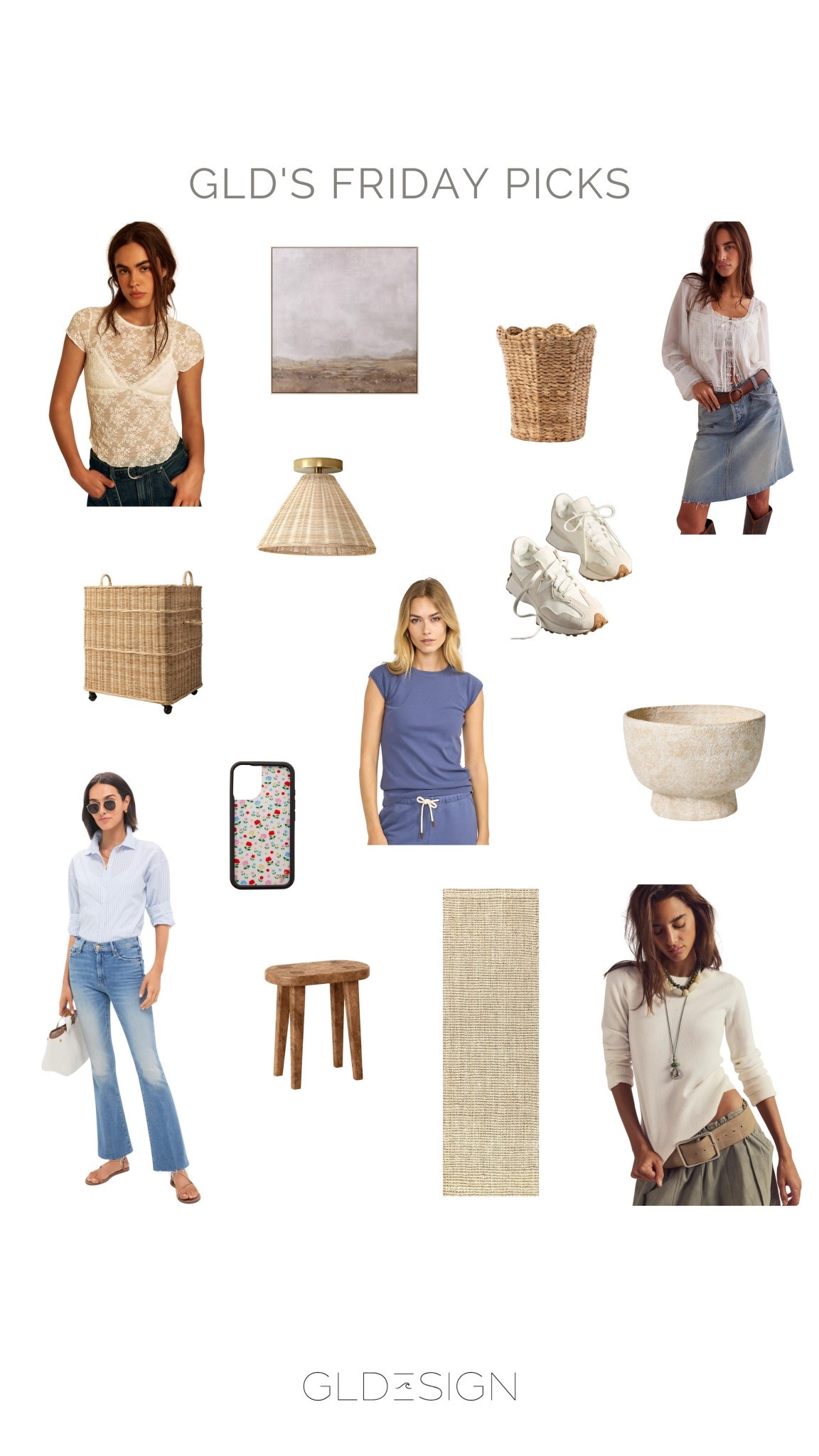 GLDESIGN Friday Picks 
#GLDESIGN #LTKdenim #LTKdecor #LTKsneakers #LTKlighting #LTKrugs #LTKcashmere

#LTKStyleTip #LTKShoeCrush #LTKHome