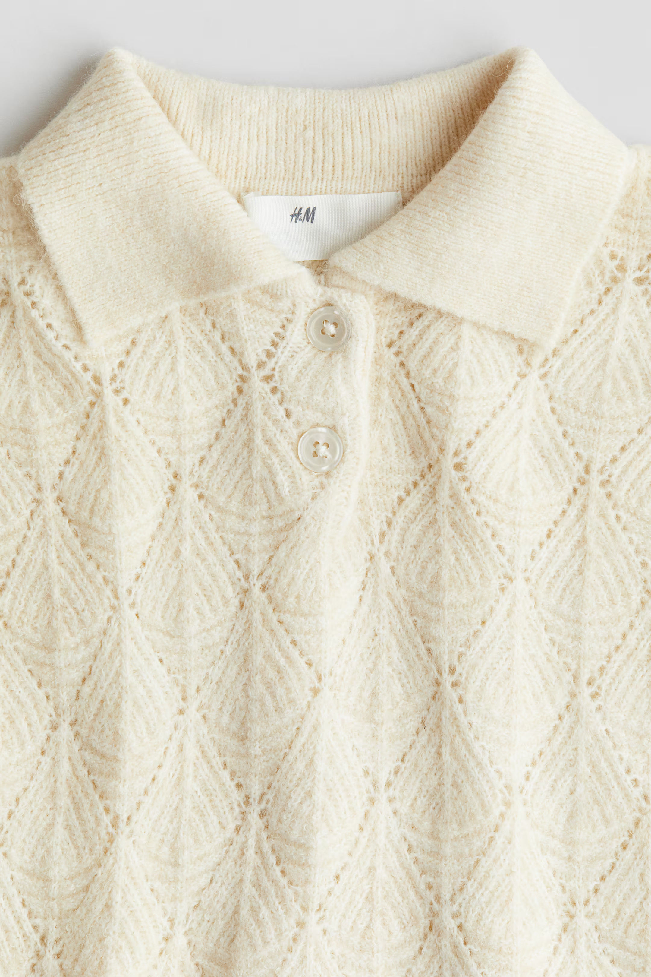 Pointelle-Knit Sweater - Pink - Kids | H&M US | H&M (US + CA)