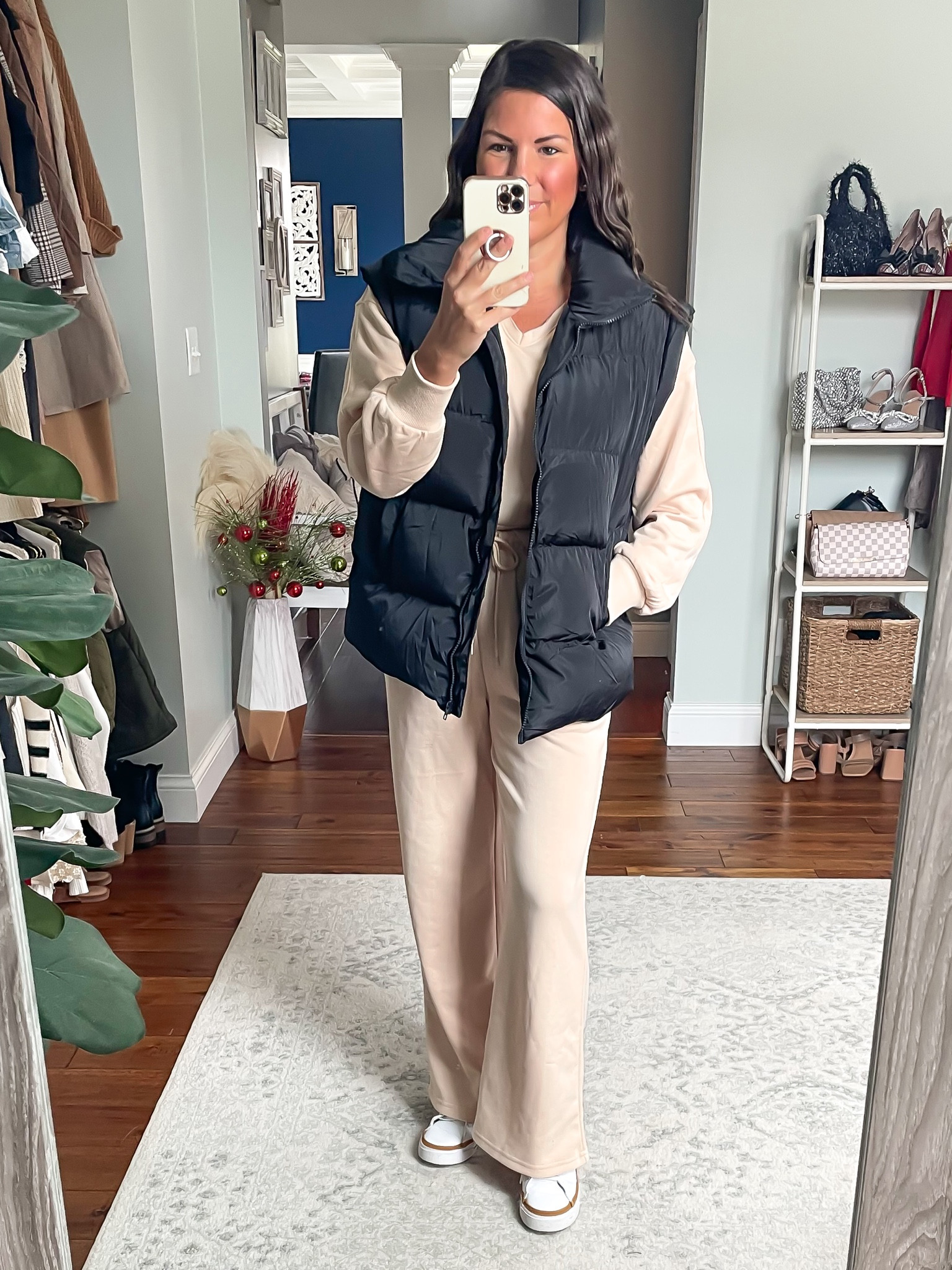 Puffer vest
Two piece lounge set 

#LTKsalealert #LTKfindsunder50 #LTKstyletip