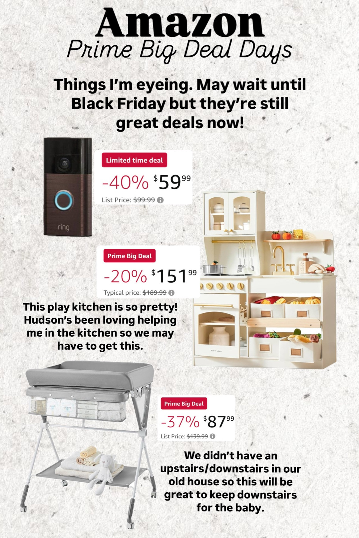Things I’m eyeing for Amazon Prime Big Deal Days!

#LTKKids #LTKHome #LTKxPrimeDay